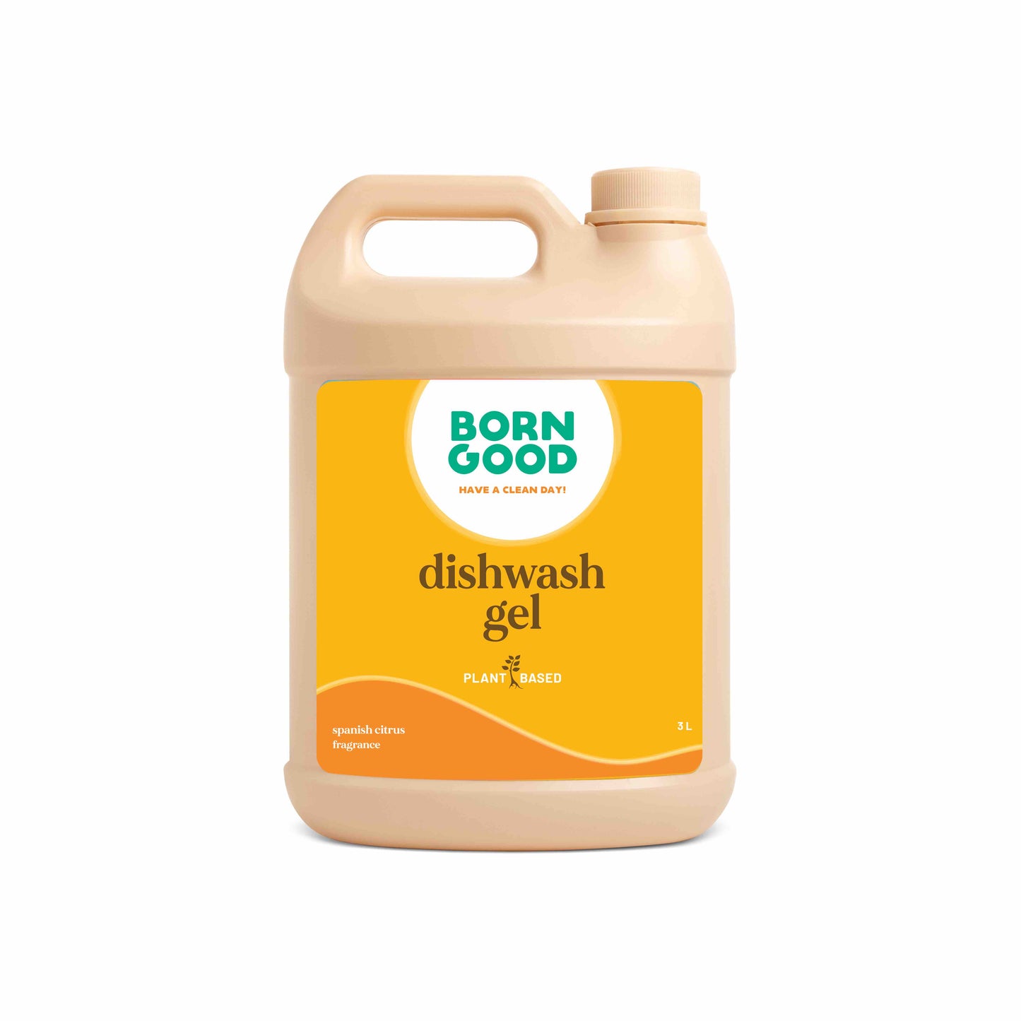 Born Good Natural Dishwash Gel - Spanish Citrus Fragrance