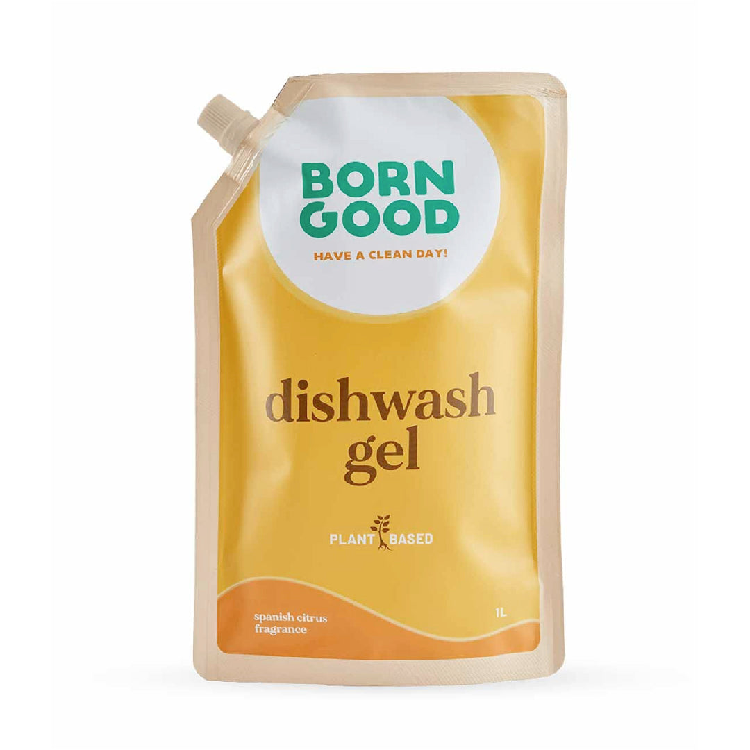 Born Good Natural Dishwash Gel - Spanish Citrus Fragrance