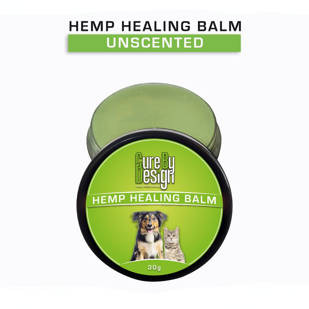Cure By Design Hemp Healing Multipurpose Balm for Dogs and Cats - Unscented