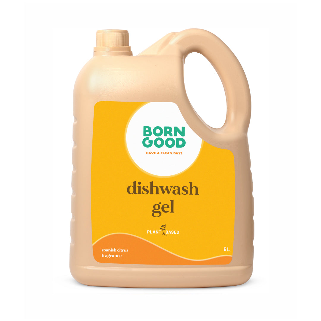 Born Good Natural Dishwash Gel - Spanish Citrus Fragrance