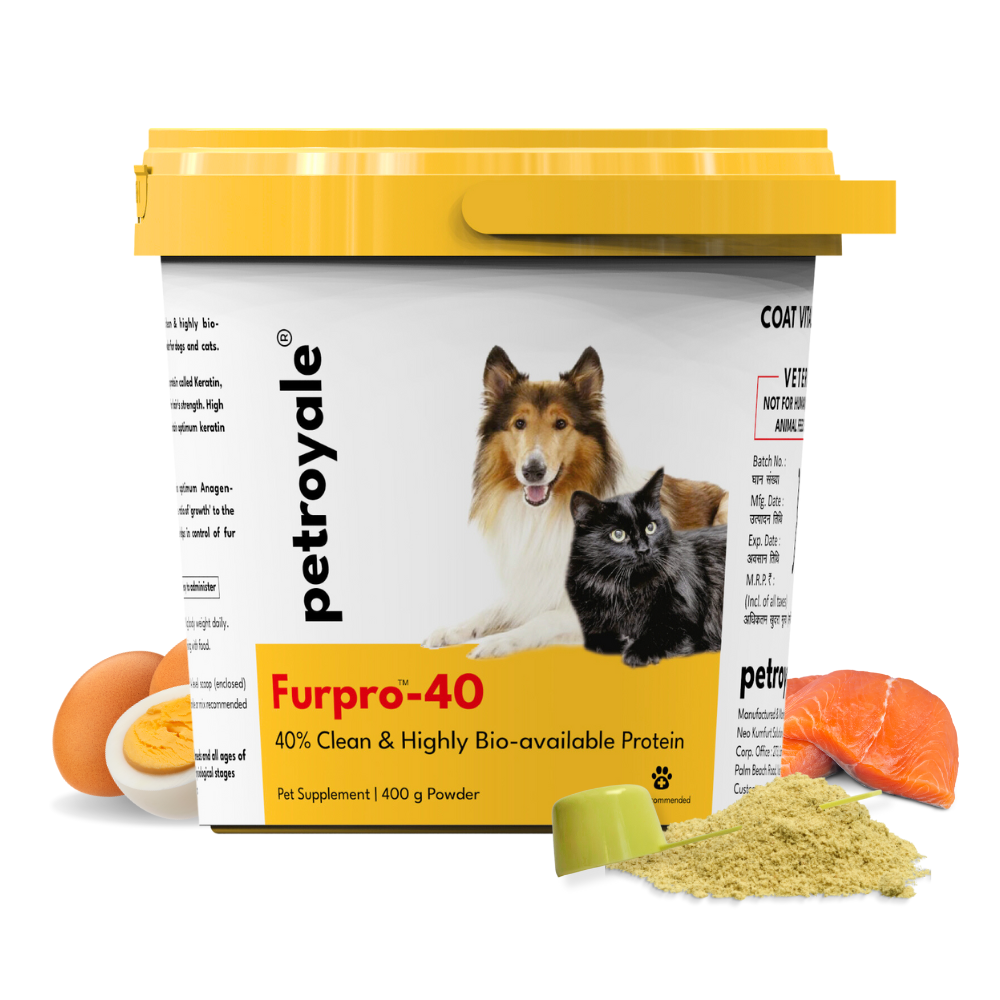 Petroyale FurPro-40 Shedding Control & Coat Vitalizer for Dogs and Cats