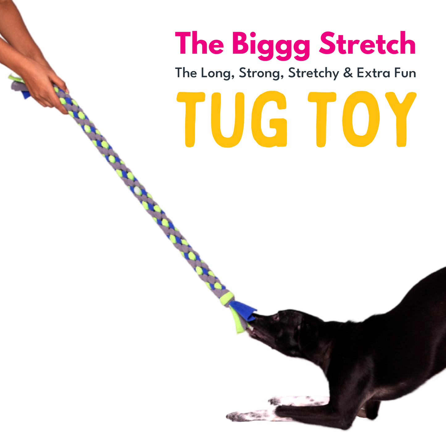 For The Love Of Dog Tug Toy for Dogs The Big Stretch