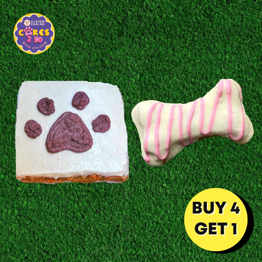 Clever Canine Cakes2Go Small Bites Combo for Dogs and Cats - Pack of 2