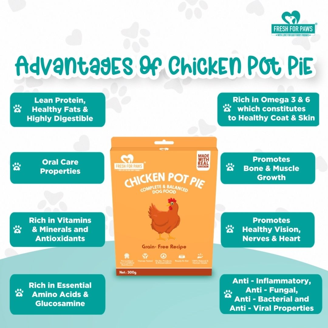 Fresh For Paws Wet Food for Dogs - Chicken Pot Pie