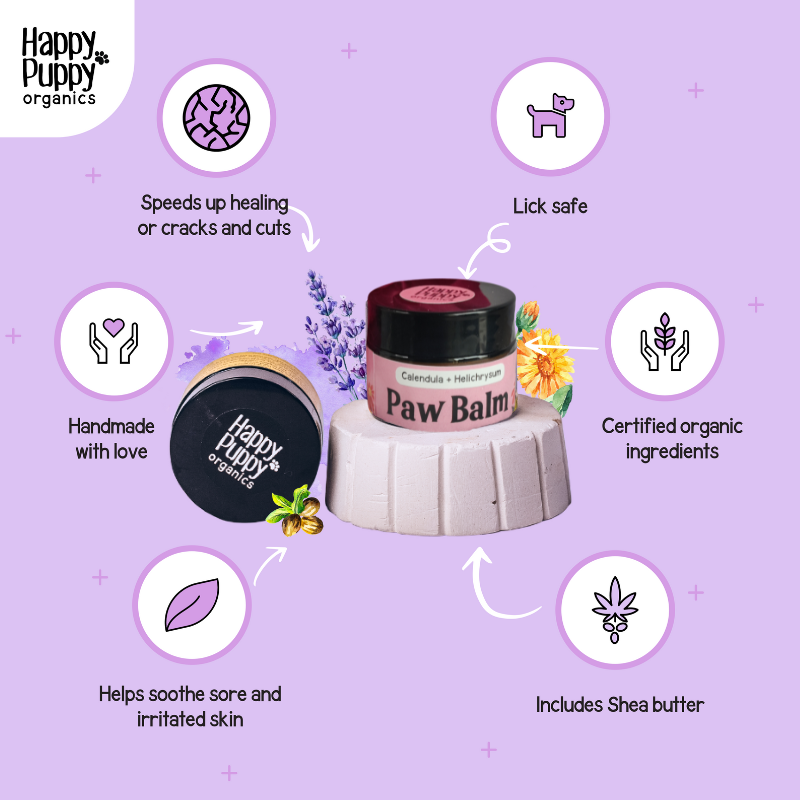 Happy Puppy Organics Paw Balm for Dogs - 30g