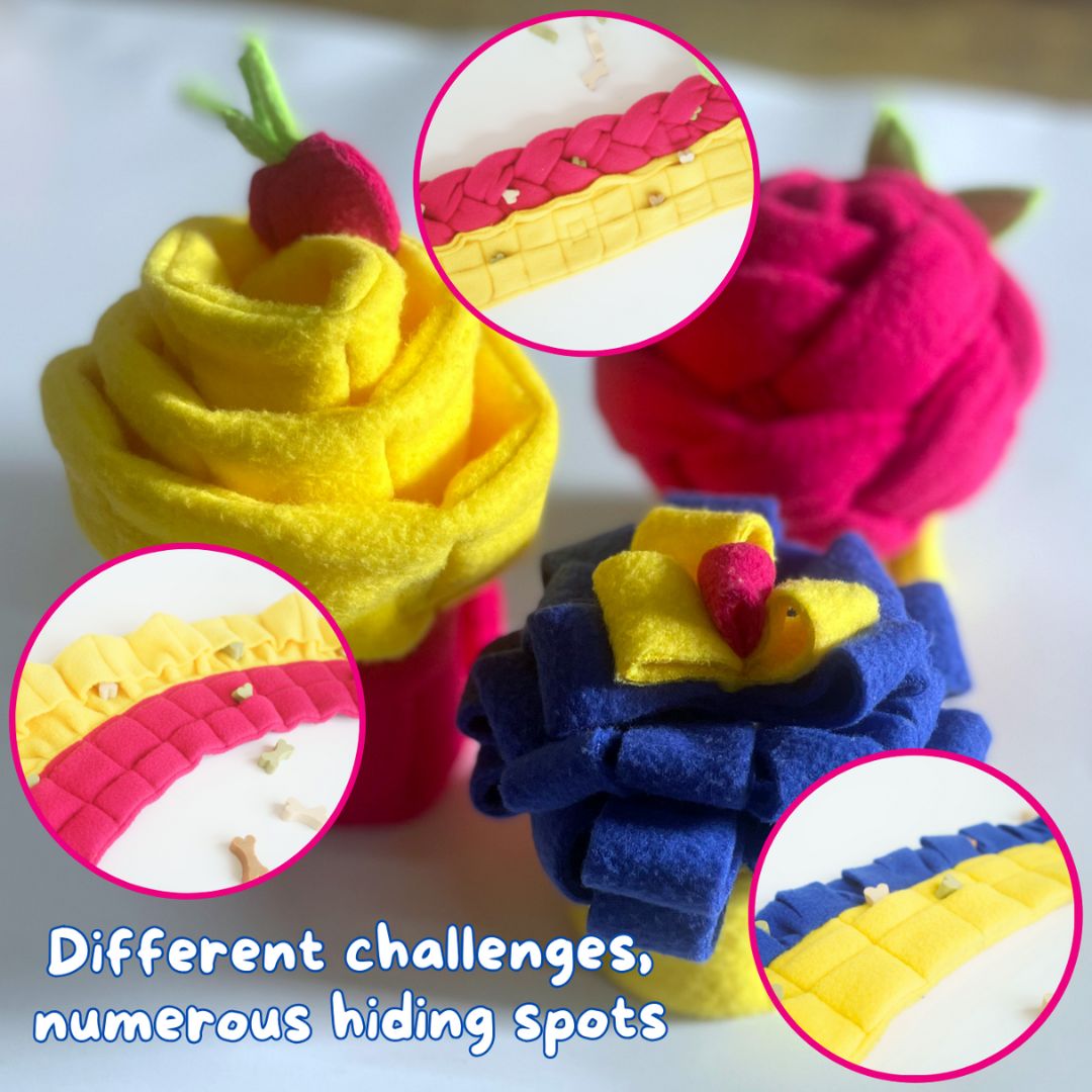For The Love Of Dog Enrichment Toy for Dogs Snuffle Pupcake