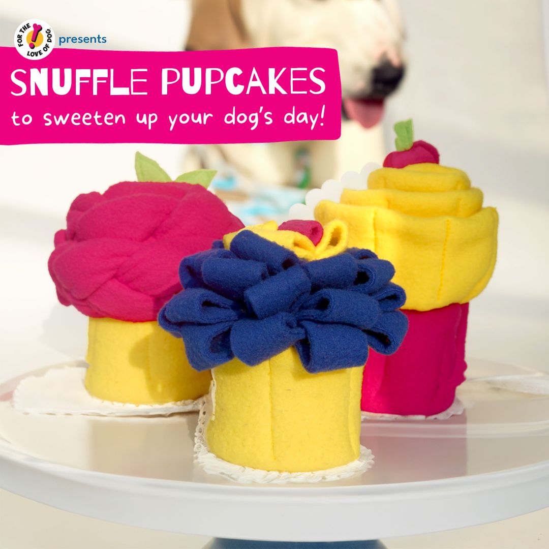 For The Love Of Dog Enrichment Toy for Dogs Snuffle Pupcake