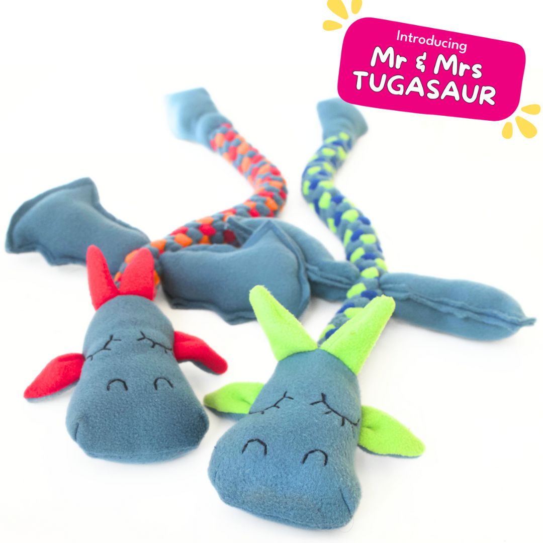 For The Love Of Dog Interactive Toy for Dogs Tugasaur