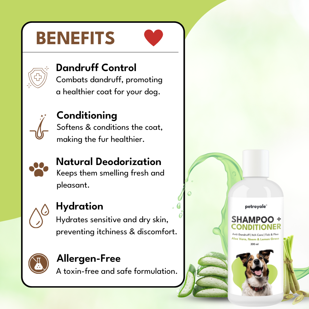 Petroyale Shampoo + Conditioner for Dogs