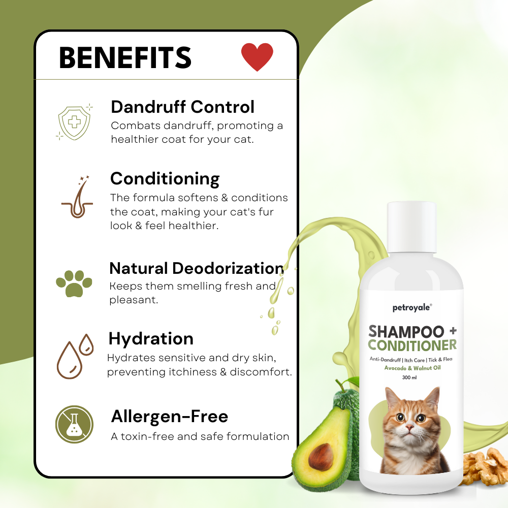 Petroyale Shampoo + Conditioner for Cats