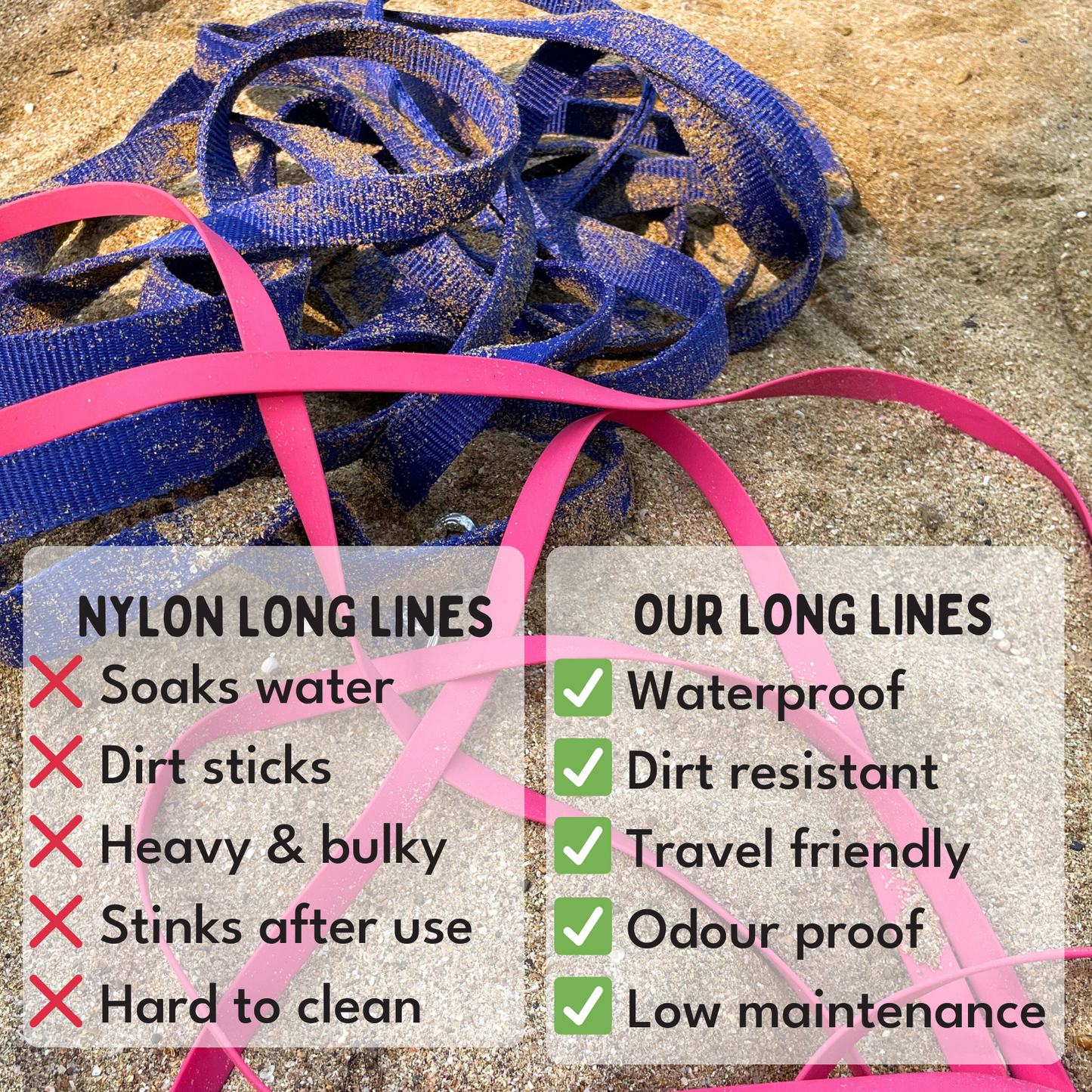 For The Love Of Dog Long Line Leashes for Dogs