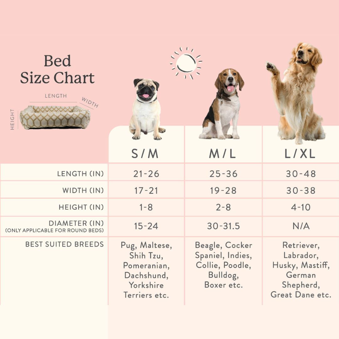 Pawpourri Boho Aztec Oval Bed for Dogs