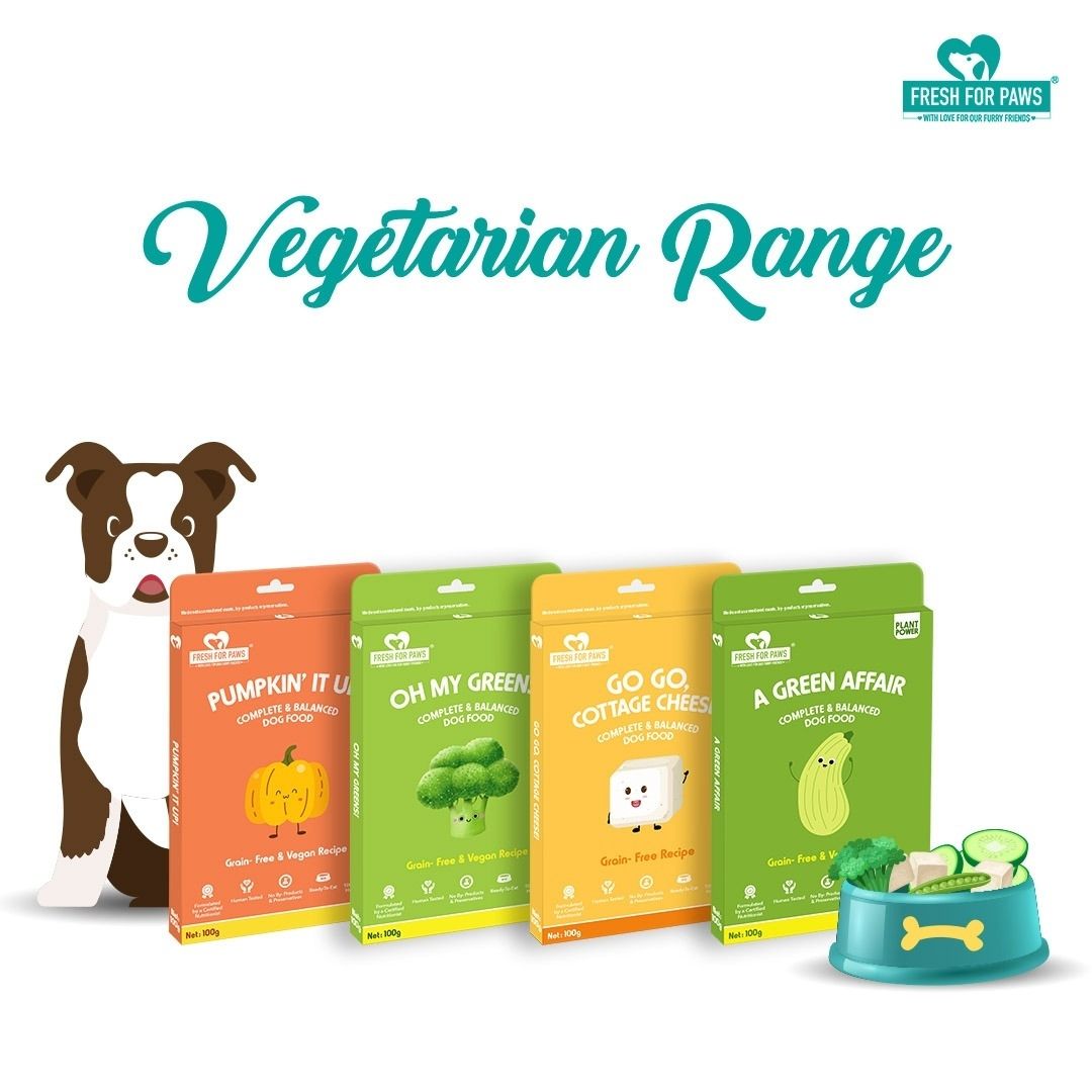 Fresh For Paws Wet Food for Dogs - Vegetarian Combo