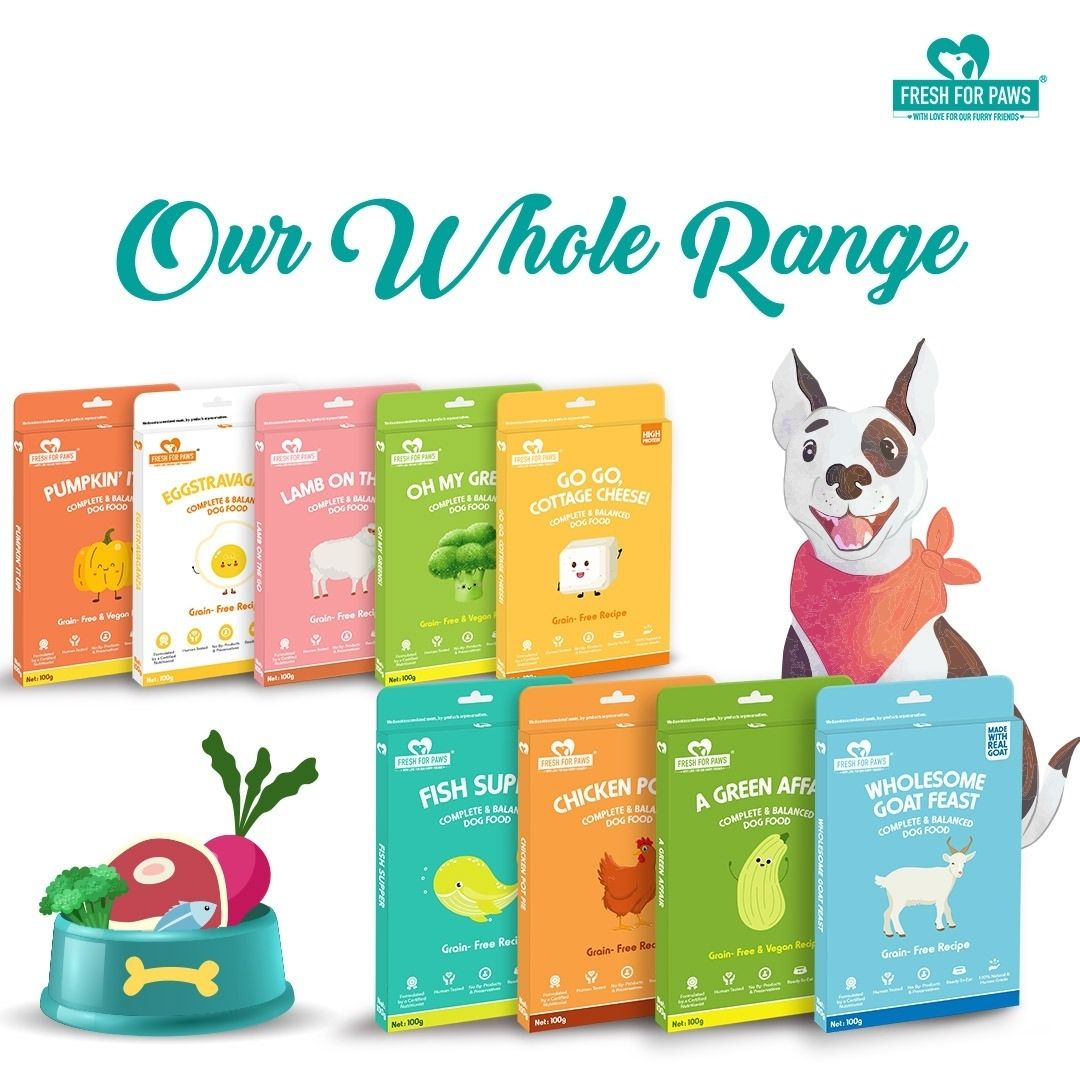 Fresh For Paws Wet Food for Dogs - Whole Range Meals Combo