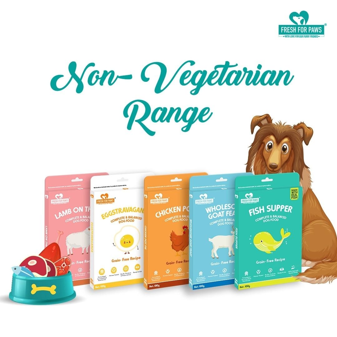 Fresh For Paws Wet Food for Dogs - Non Veg Combo