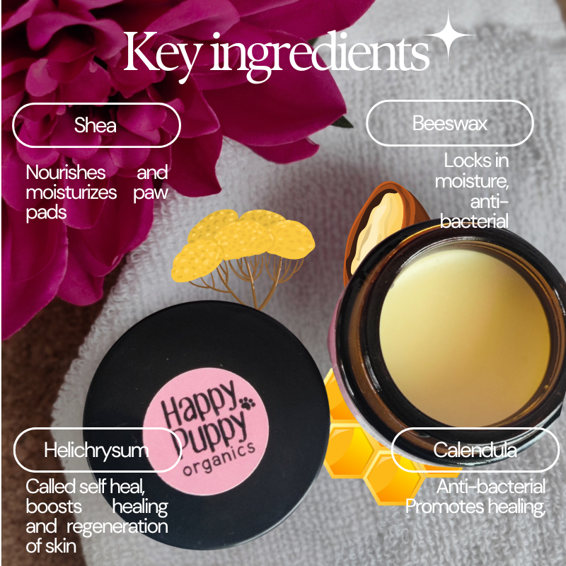Happy Puppy Organics Paw Balm for Dogs - 30g