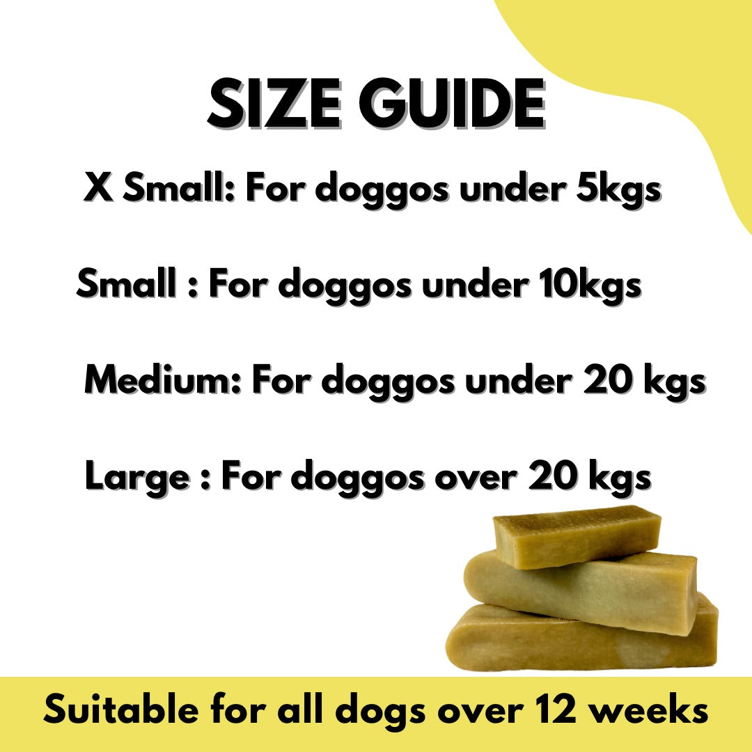 Clever Canine Long Lasting Yak Cheese Chew for Dogs