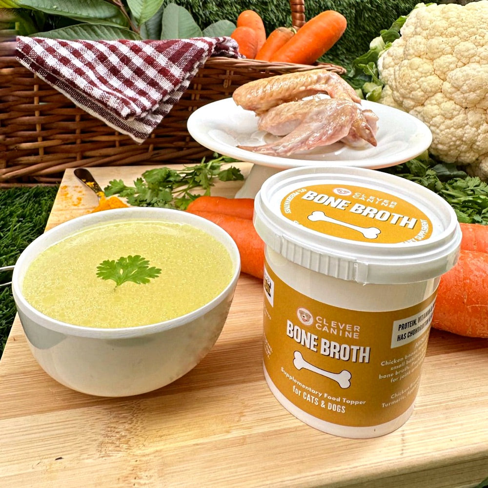 Clever Canine Chicken Bone Broth for Dogs and Cats - 125ml