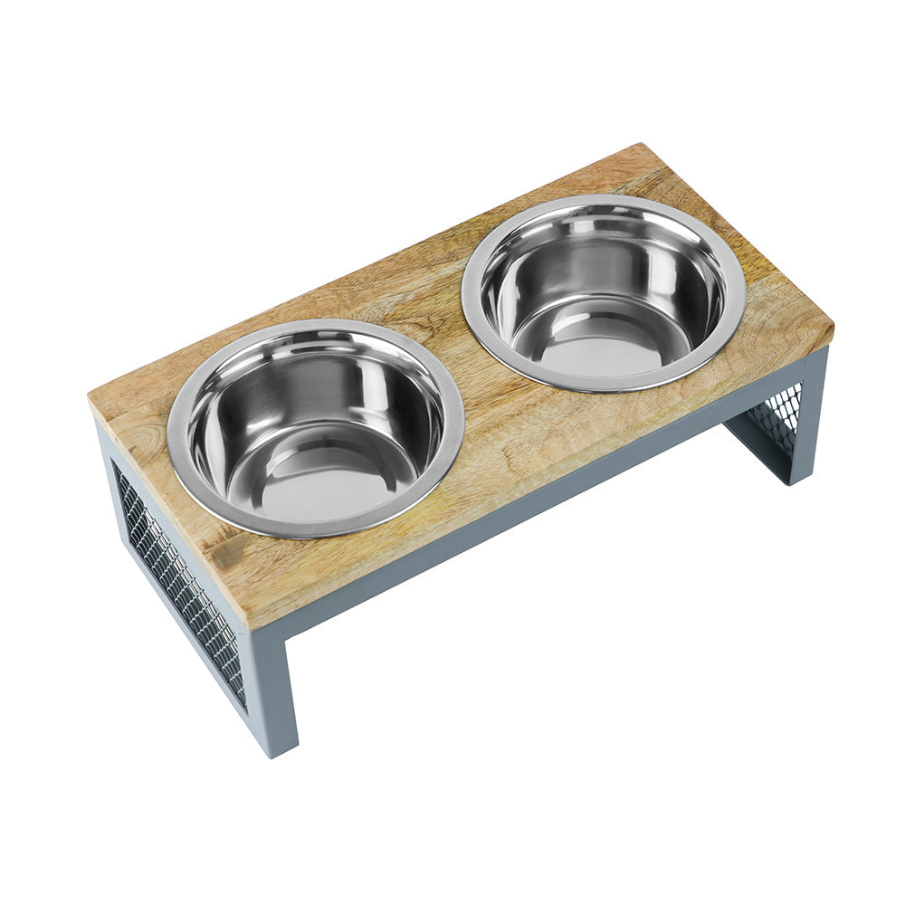 Pawpourri Wooden Top Mesh Pet Diner