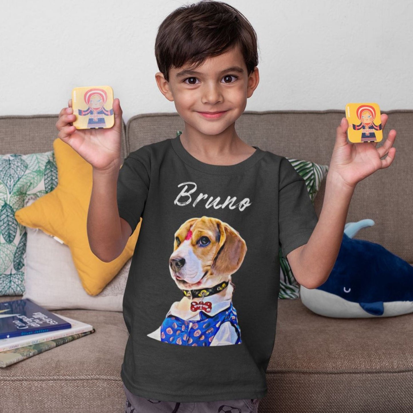 Kids Unisex Full Print Tee