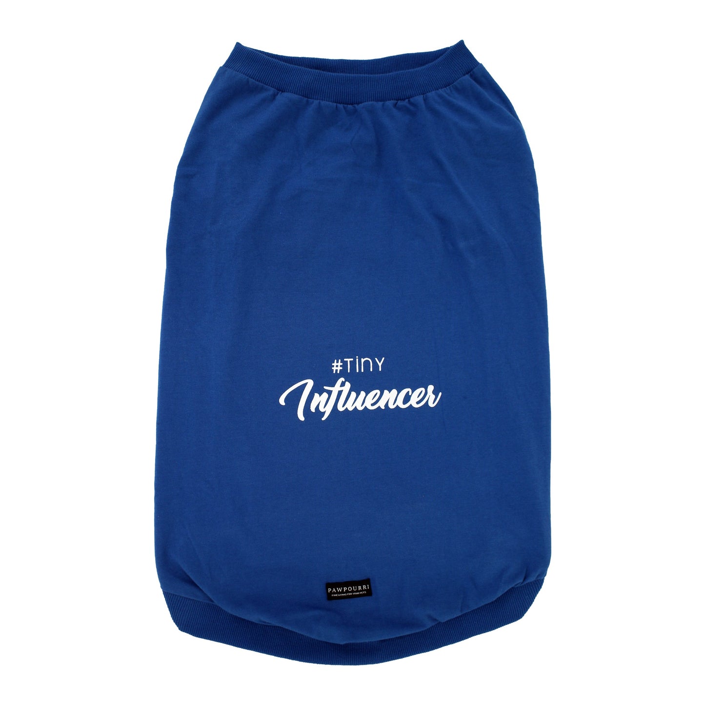 Pawpourri Tiny Influencer T-Shirt for Dogs - Blue