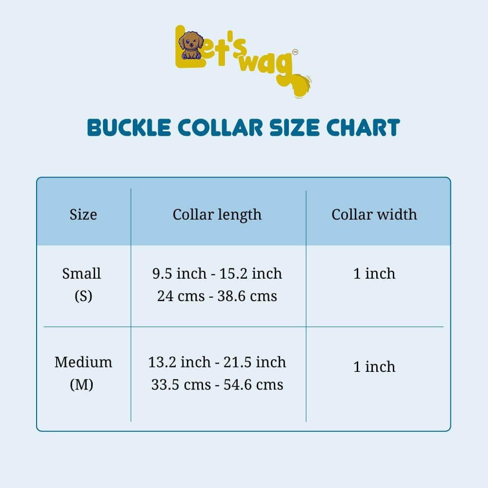 Let’s Wag Buckle Collar for Dogs