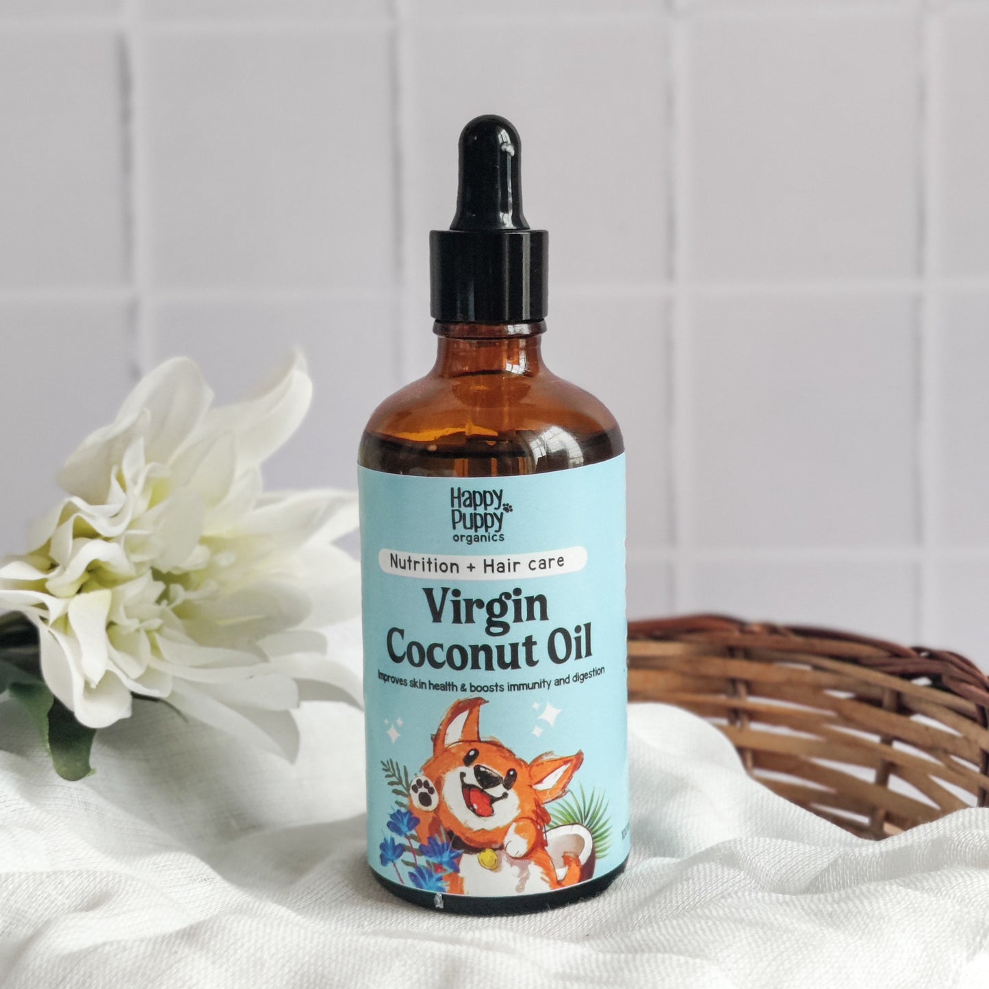 Happy Puppy Organics Virgin Coconut Oil for Dogs