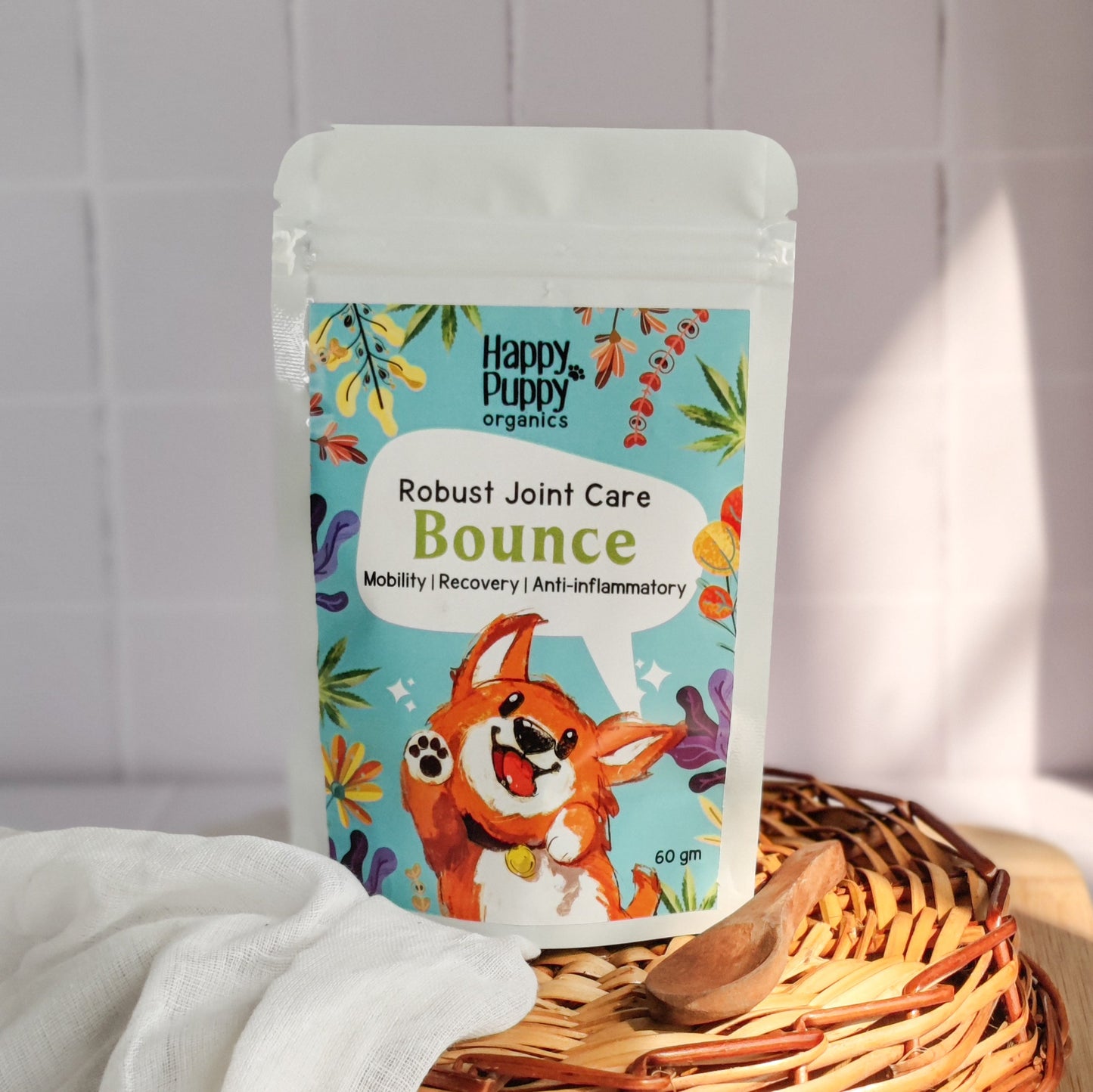 Happy Puppy Organics Bounce Robust Joint Care for Dogs - 60g