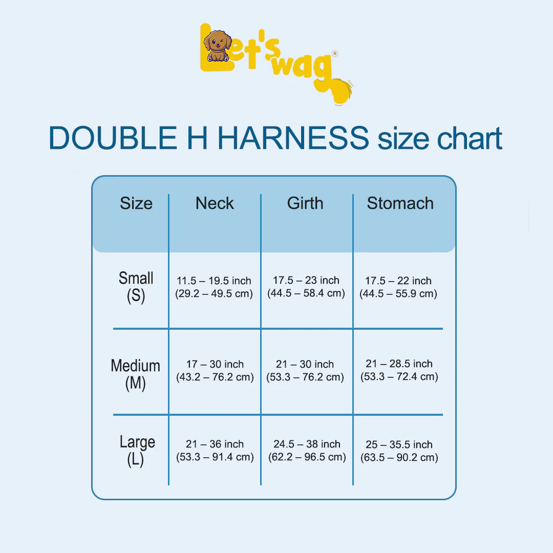 Let’s Wag Double H-Harness for Dogs