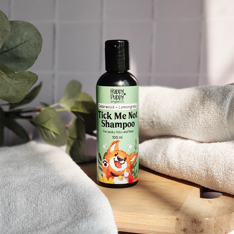Happy Puppy Organics Tick Me Not Shampoo for Dogs