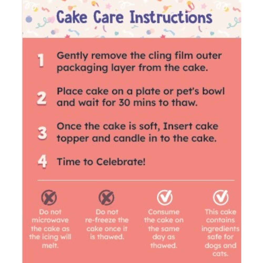 Clever Canine Cakes2Go Bento Cake for Dogs and Cats - Chicken Liver - 150g