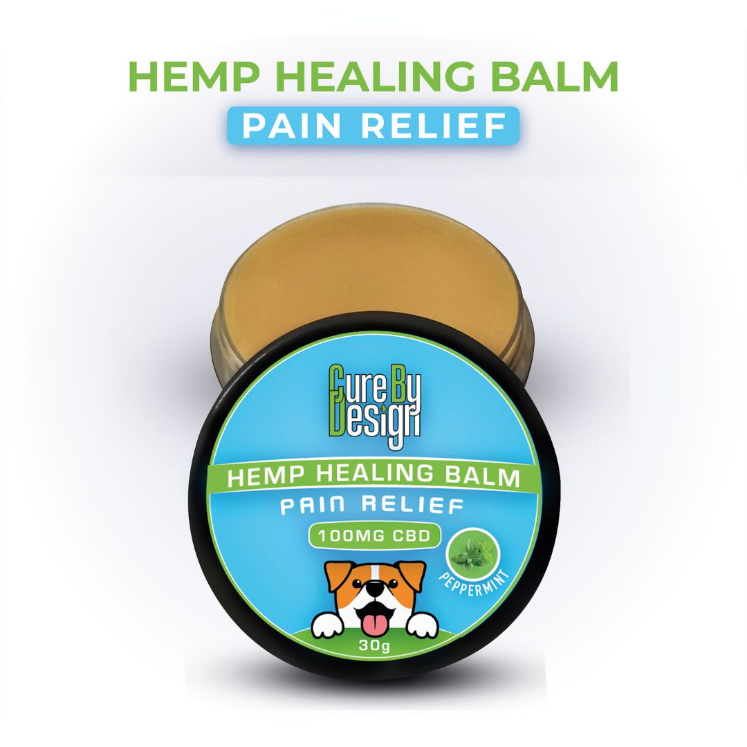 Cure By Design Hemp Healing Balm for Dogs – Pain Relief - 100mg CBD