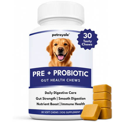 Petroyale Pre+Probiotic Soft Chews for Dogs - Complete Gastro Care