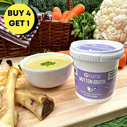 Clever Canine Mutton Bone Broth for Dogs and Cats - 125ml