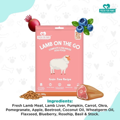 Fresh For Paws Wet Food for Dogs - Lamb On The Go