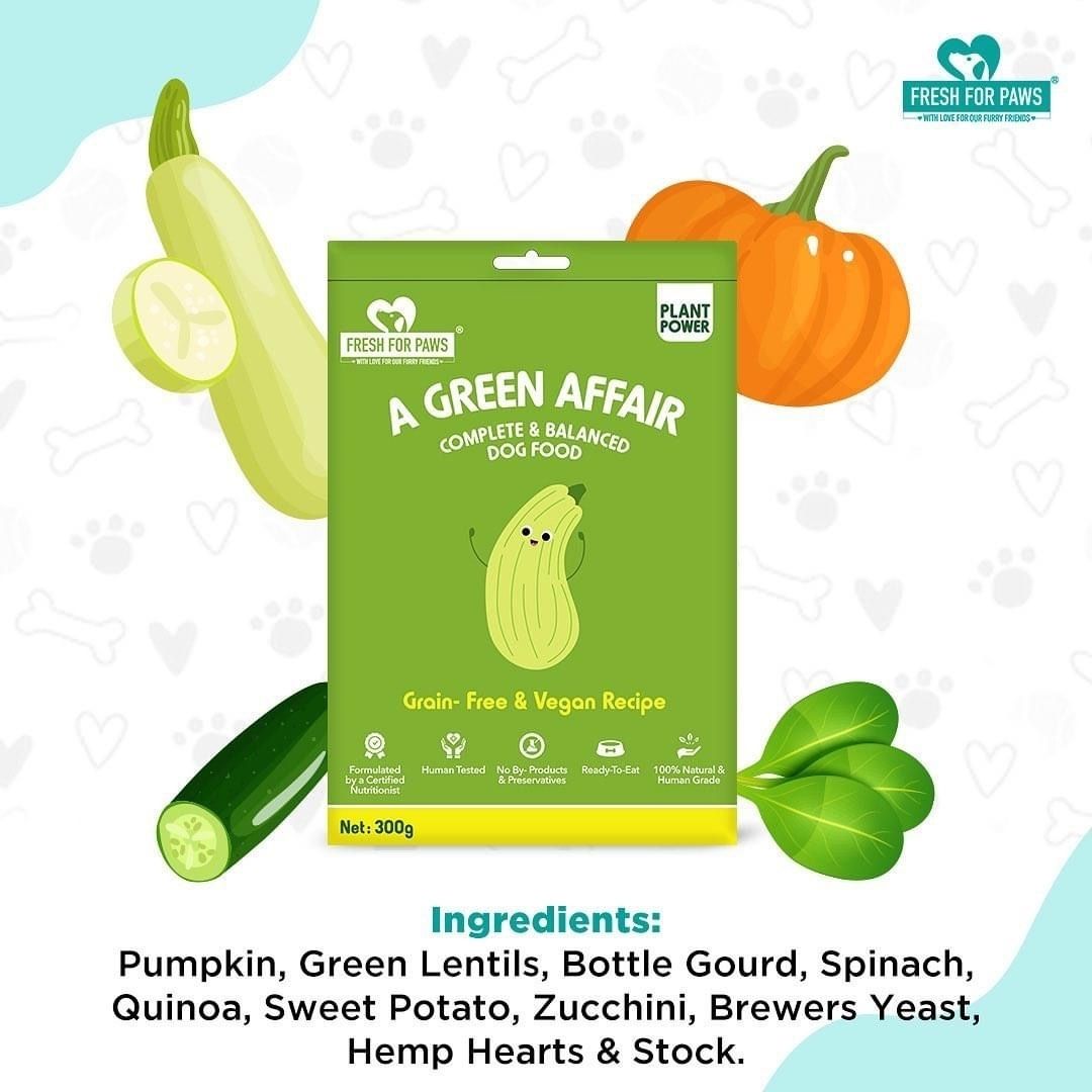 Fresh For Paws Wet Food for Dogs - A Green Affair