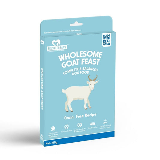 Fresh For Paws Wet Food for Dogs - Wholesome Goat Feast