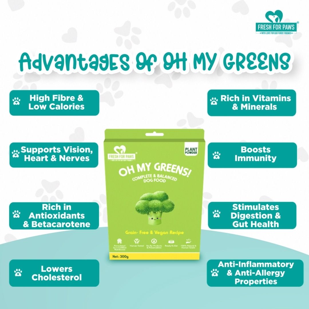 Fresh For Paws Wet Food for Dogs - Oh My Greens!