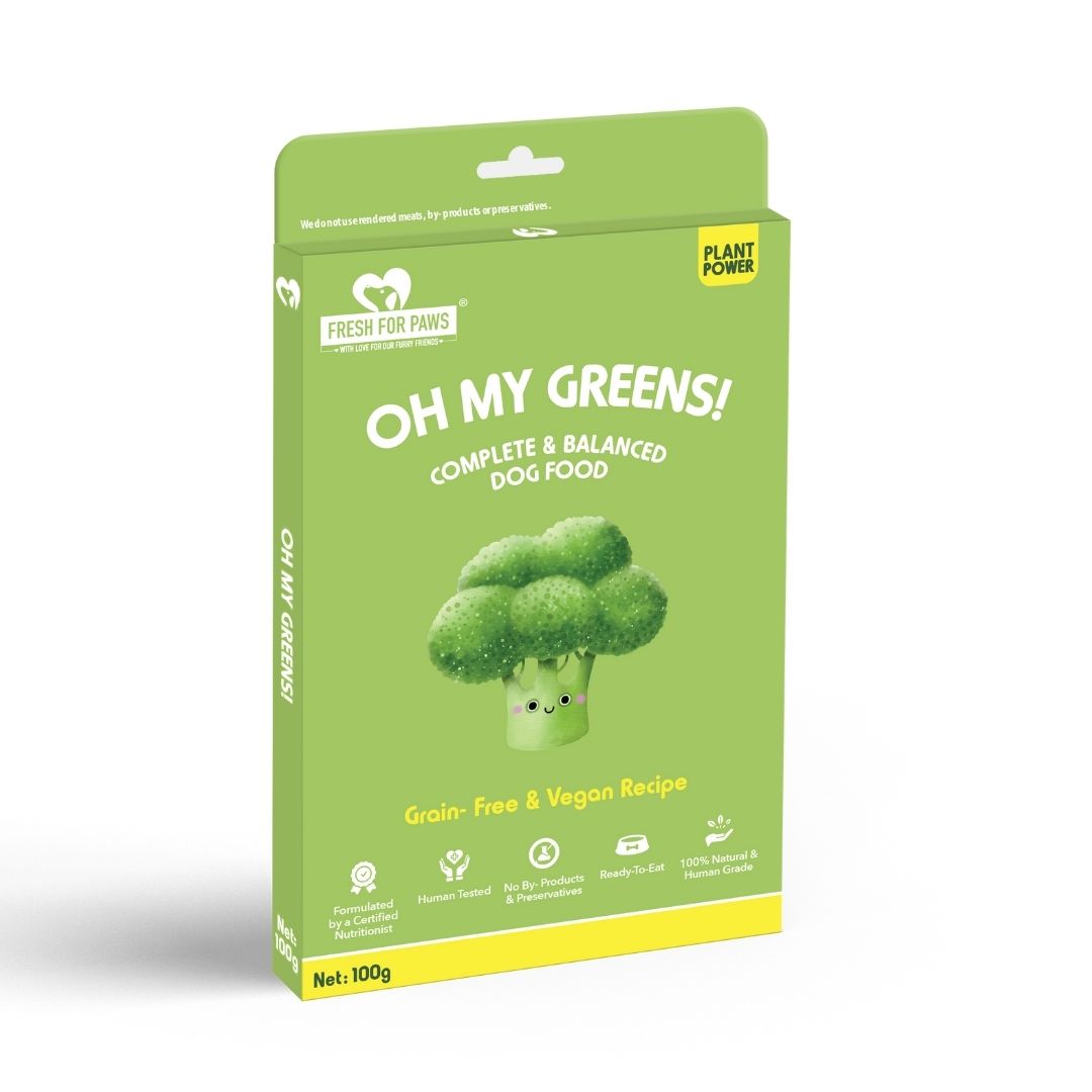 Fresh For Paws Wet Food for Dogs - Oh My Greens!