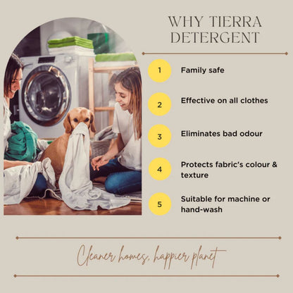 Tierra Plant Based and Pet Safe Laundry Detergent - 1L