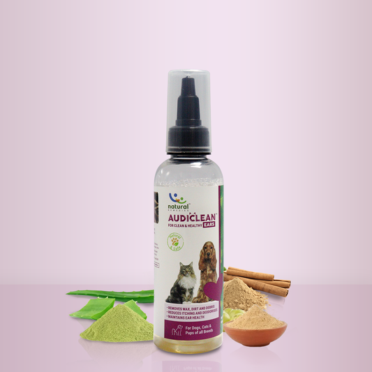 Pet Natural Remedies Audiclean Ear Cleaner Solution For Dogs and Cats - 90ml