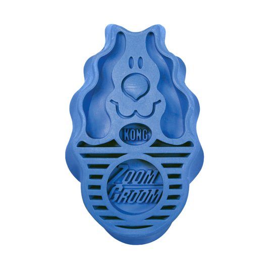 Kong ZoomGroom De-shedder Silicone Brush for Dogs