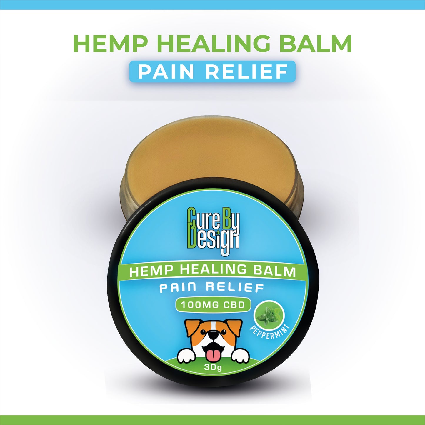 Hemp Healing Balm – Pain Relief (100mg CBD)