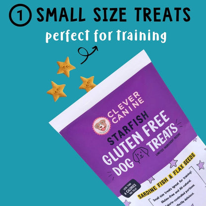 Clever Canine Calorie Controlled Gluten Free Dog Treats Snacker Bundle - Pack of 3