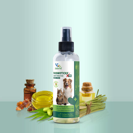 Pet Natural Remedies Nomoticks Xtra Body Spray for Dogs and Cats