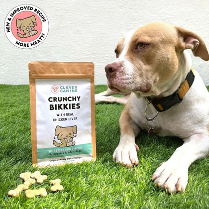 Clever Canine Crunchy Bikkies Dog Biscuits - 200g