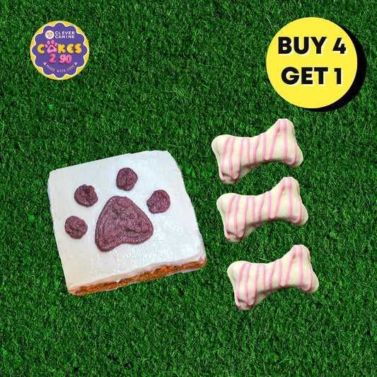 Clever Canine Cakes2Go Small Bites Combo for Dogs and Cats - Pack of 2