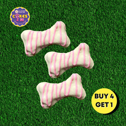 Clever Canine Cakes2Go Chicken n Pumpkin Bite Size Pupcake for Dogs and Cats - Pack of 2 (6 pcs)