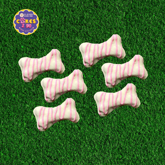 Clever Canine Cakes2Go Chicken n Pumpkin Bite Size Pupcake for Dogs and Cats - Set of 6 pastries
